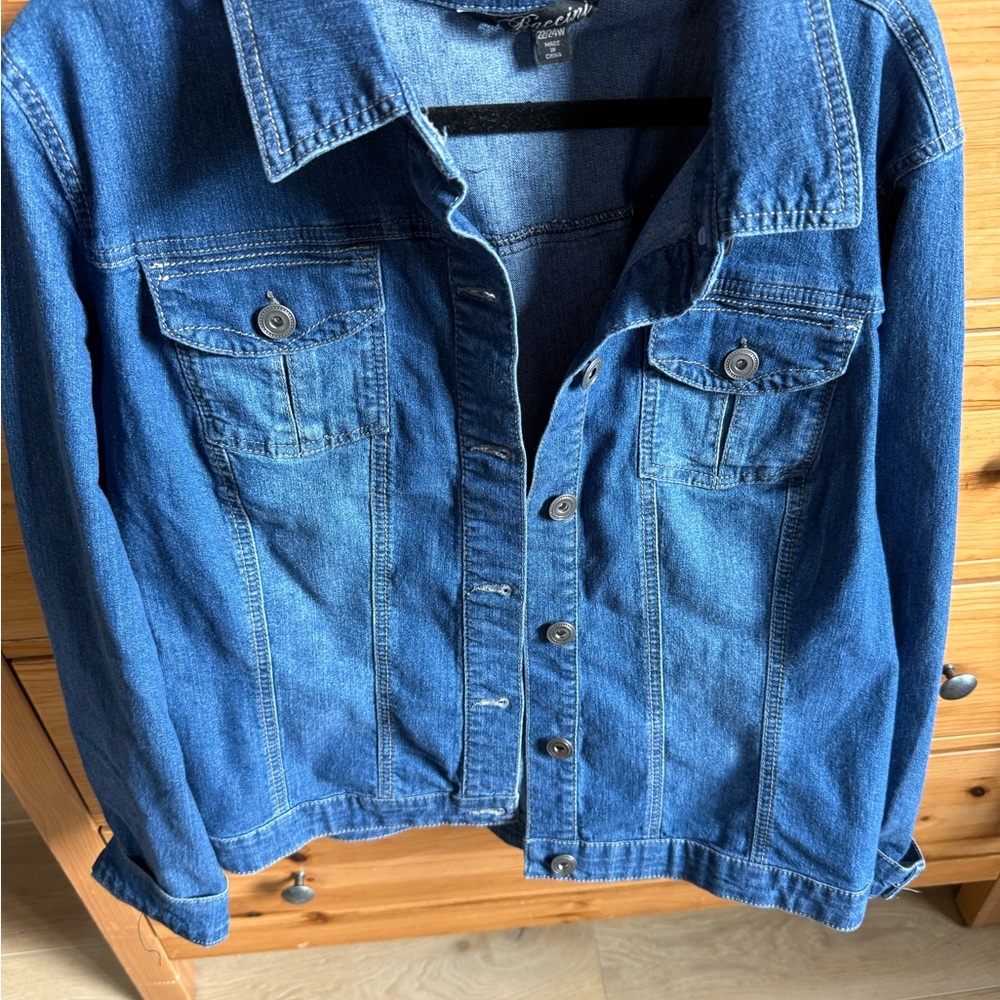 Baccini Denim Blue Jean Jacket